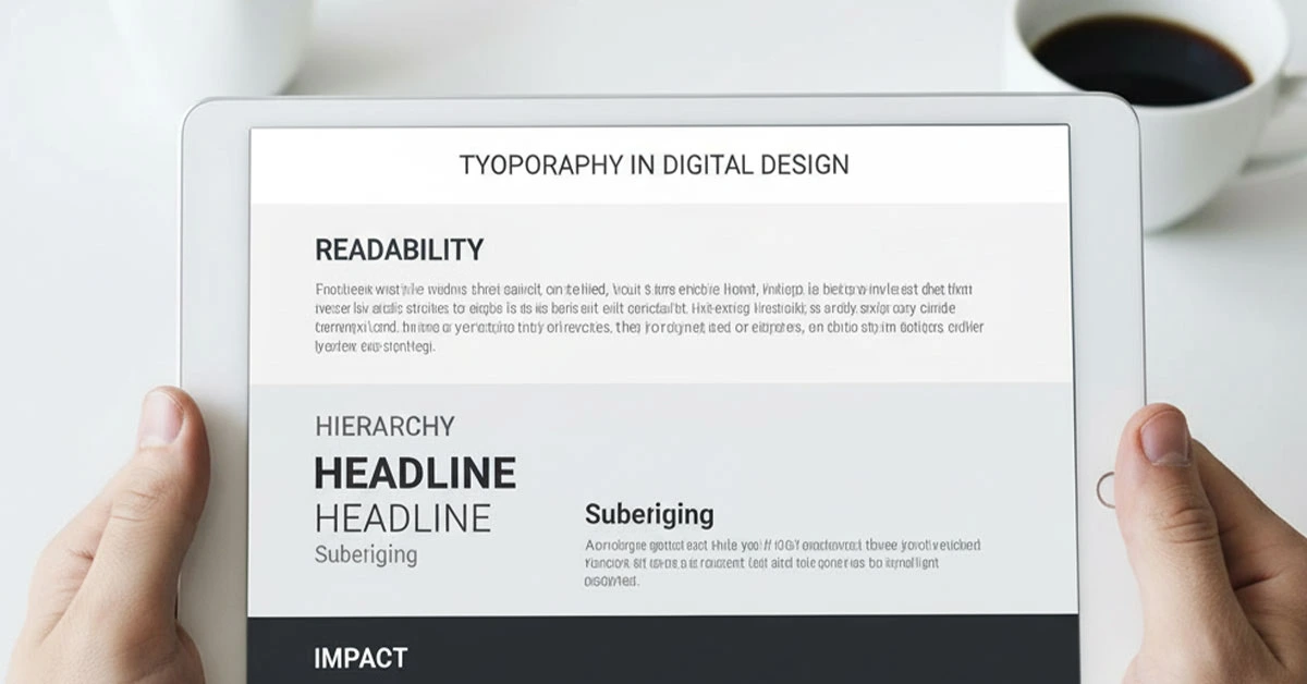 Advanced typography techniques for digital design with examples