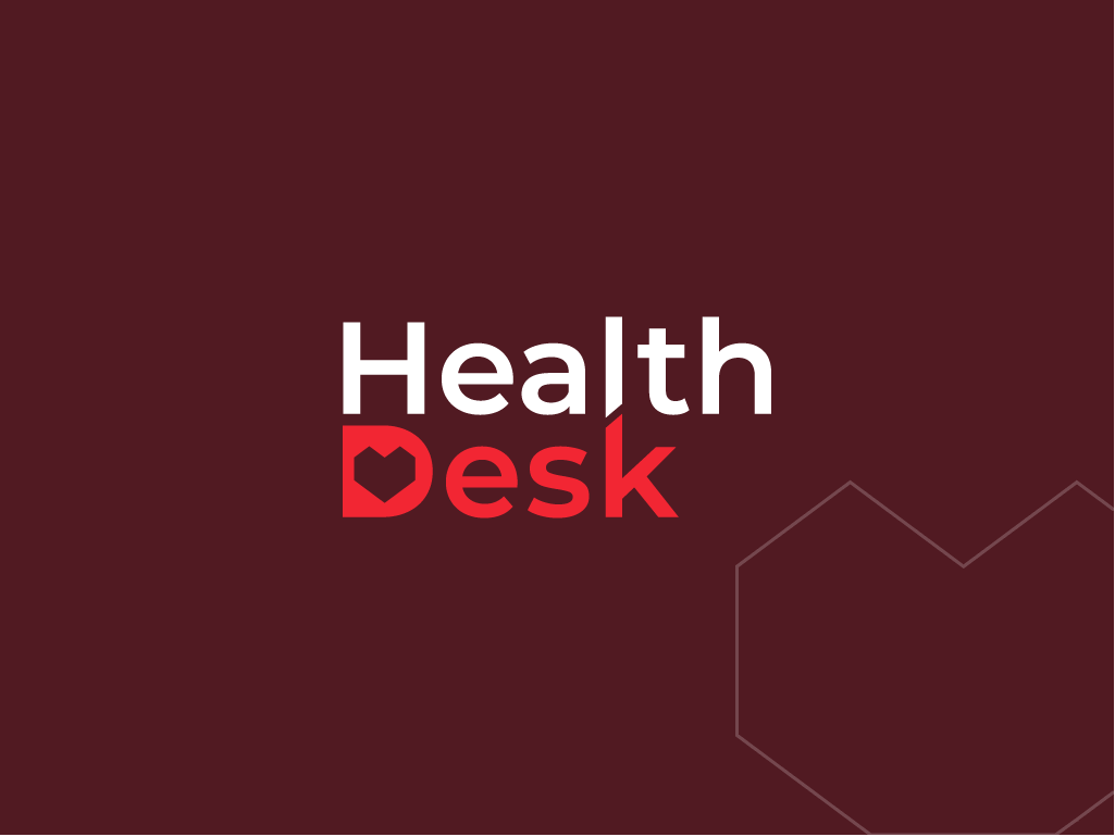 Health desk logo design brand